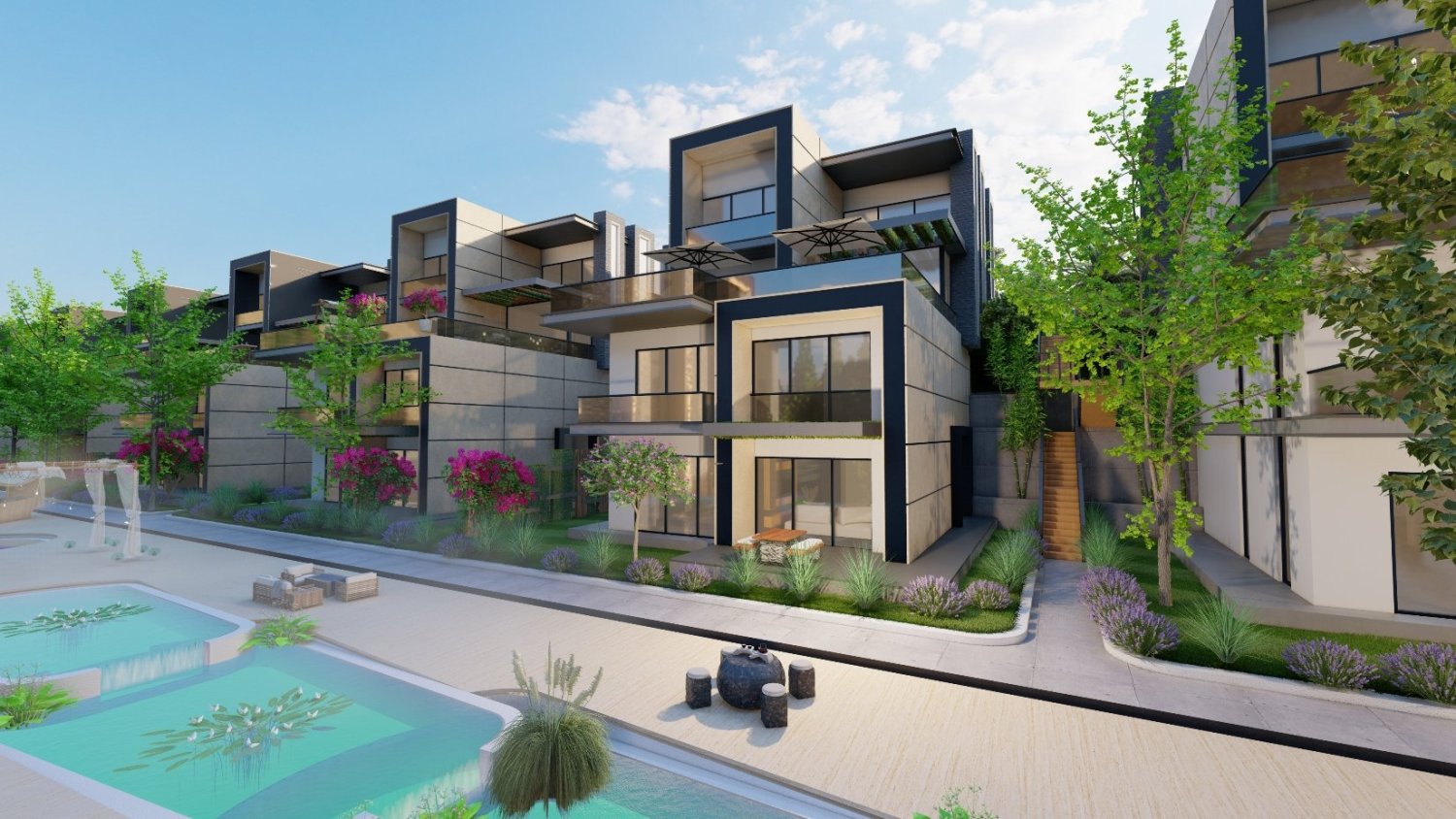 فيلا 3+1 في Mersin, Turkey رقم 23697