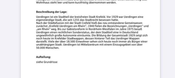 Casa T1 em Krefeld, Germany N.º 335593 2