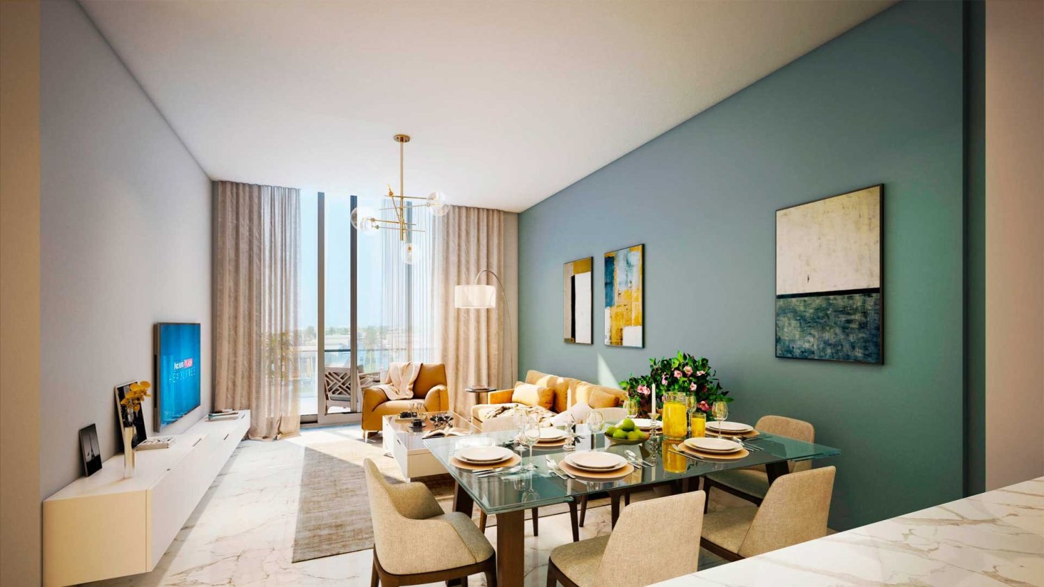 2 غرف نوم شقة في RUKAN MAISON, Rukan, UAE رقم 60502