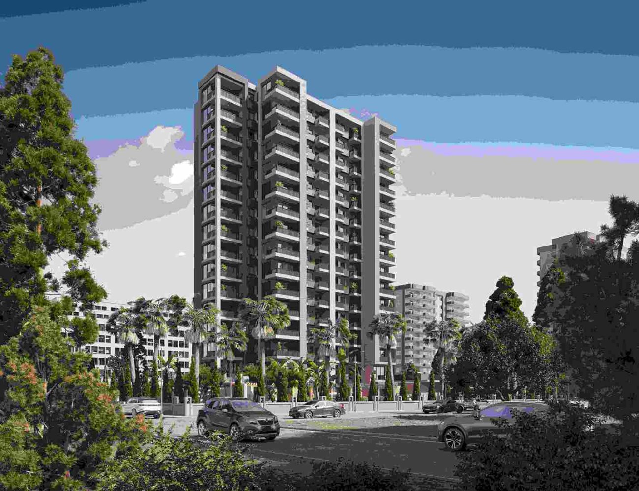 Квартира 1+1 в Эрдемли, Турция № 30505