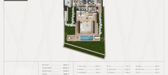 Villa 2+1 in Bodrum, Turkey, Nr. 28930 18