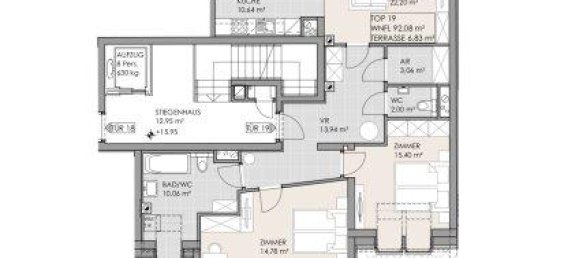 Apartamento de 3 divisões em Ottakring, Austria N.º 82747 25