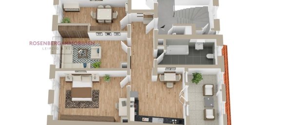 3 rooms Penthouse in Leipzig, Germany No. 26622 2