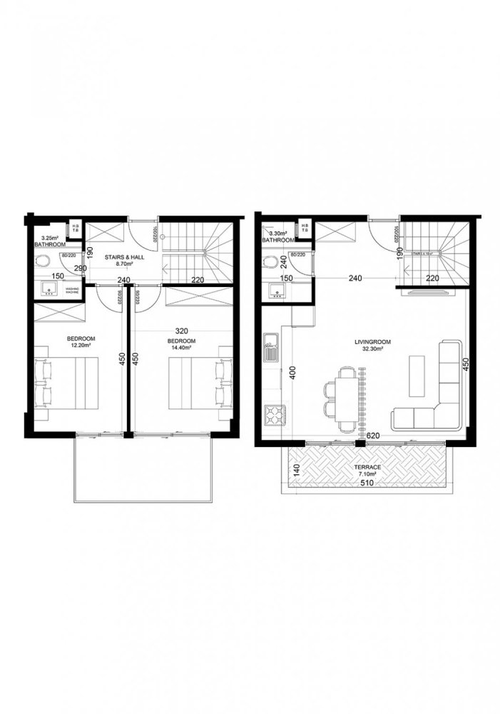Пентхаус 2+1 в Yekta Golden Valley, Оба, Турция № 37730 1