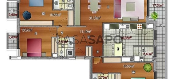 Apartamento T3 em Funchal, Portugal N.º 101341 13