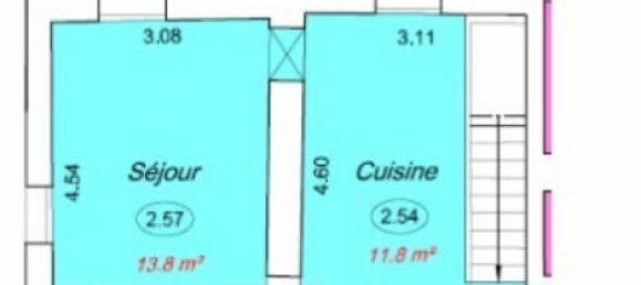 Квартира с 2 спальнями в Курбевуа, Франция № 120435 16