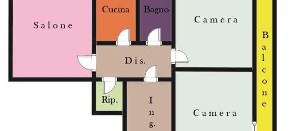 3-Zimmer Wohnung in Rome, Italy, Nr. 217483 30