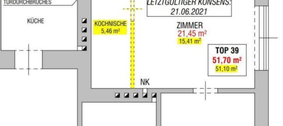 2 rooms Apartment in Meidling, Austria No. 161529 12