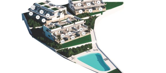 Bungalow de 2 dormitorios en Finestrat, Spain No. 287562 19