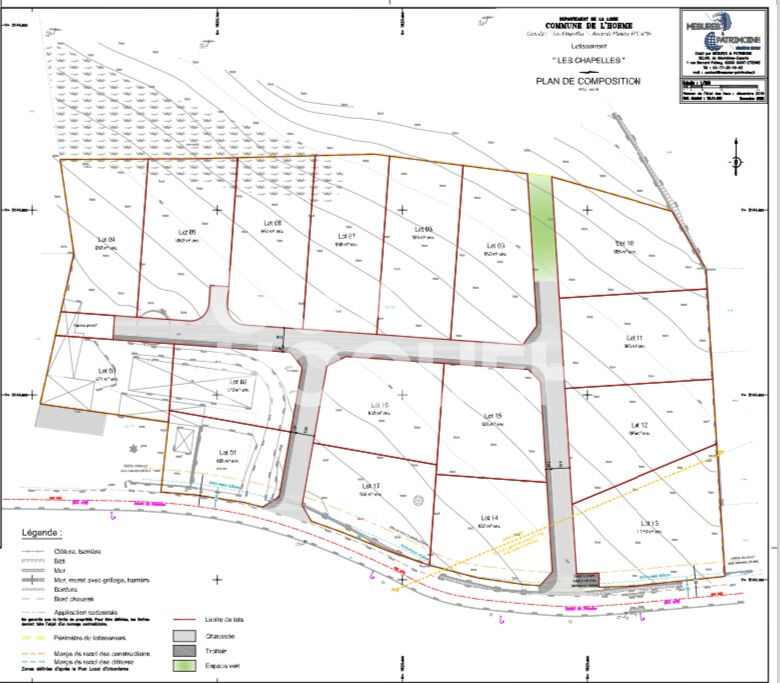 Terreno em L'Horme, France 985 m² N.º 114196