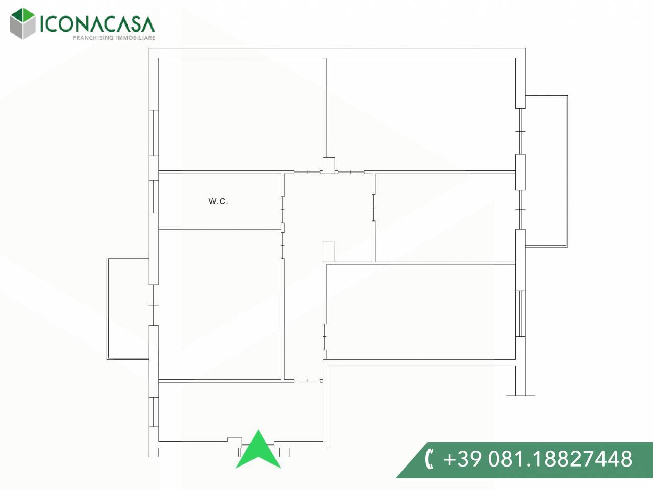 4غرفة شقة في Giugliano in Campania, Italy رقم 31220