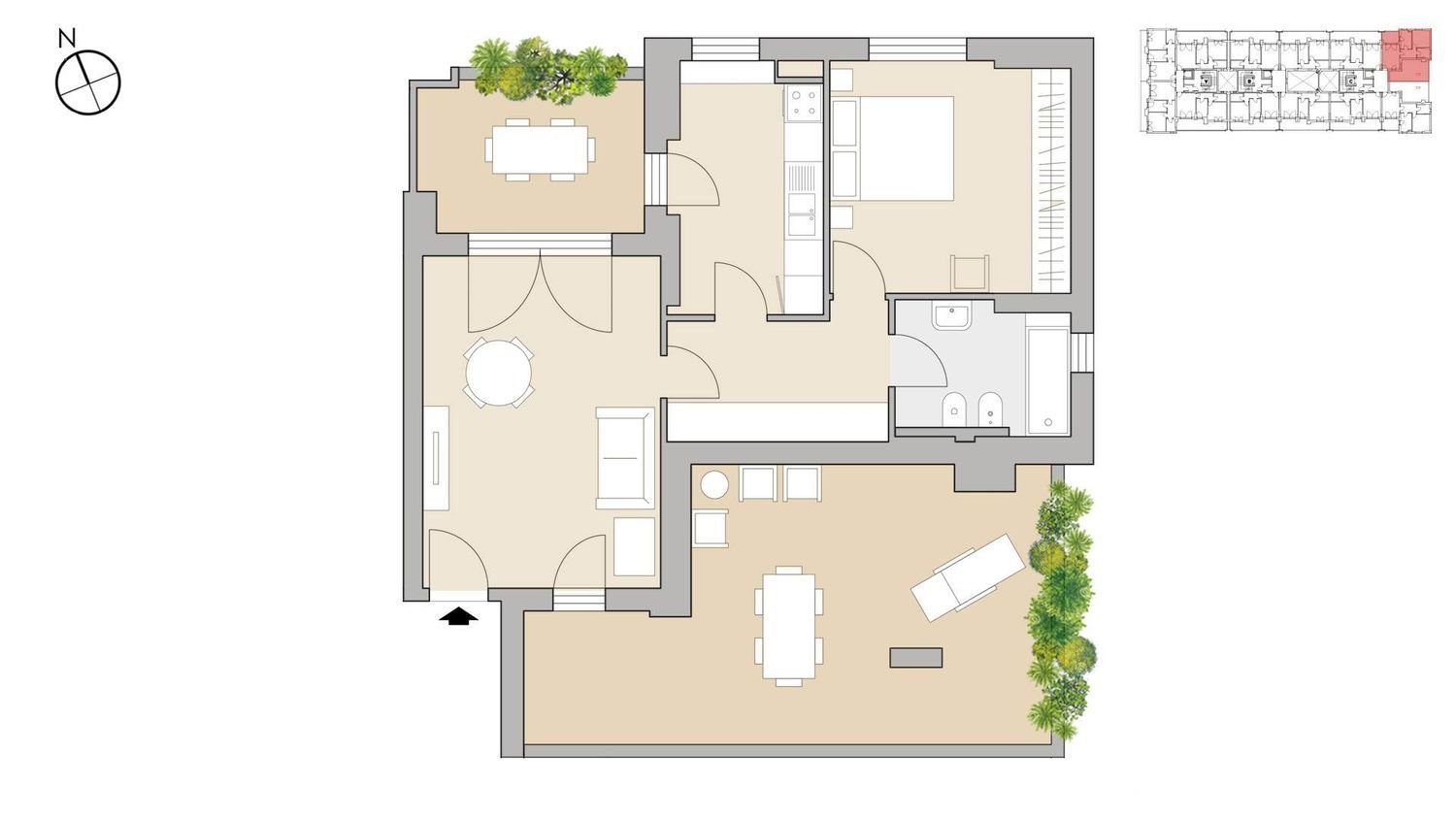 Terreno de 2 habitaciónes en Civitavecchia, Italy No. 294897