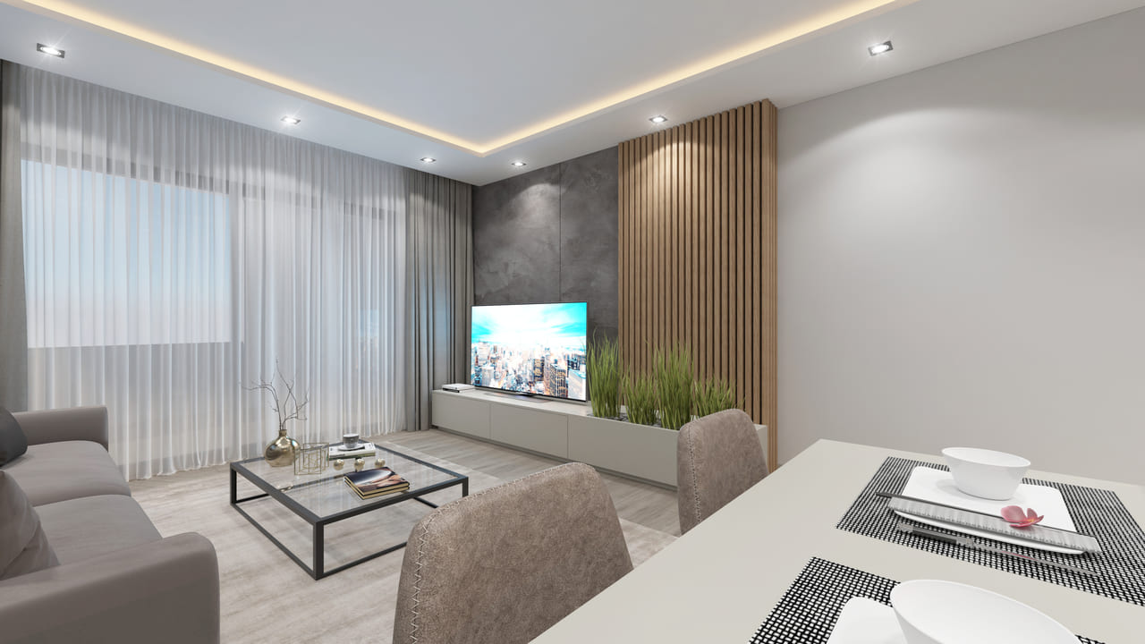 Apartment 2+1 in Vita Court Holiday, Mezitli, Turkey No. 38292