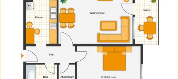 Квартира с 1 спальней в Меттман, Германия № 40099 9