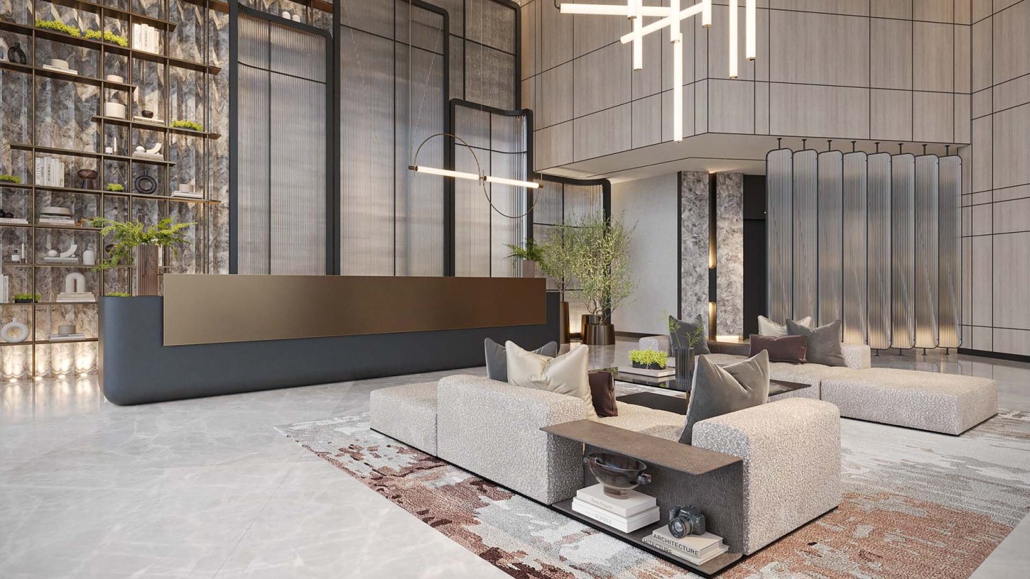 Квартира с 1 спальней в Serene Gardens, Al Furjan, ОАЭ № 60968