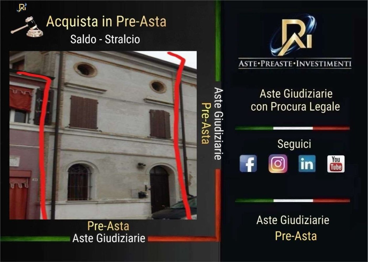 6 rooms House in Fiscaglia, Italy No. 19537