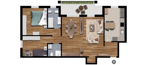 3غرفة منزل ذو طابقين في Monza, Italy رقم 334595 32