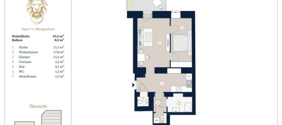 Penthouse de 2 divisões em Alsergrund, Austria N.º 126564 7