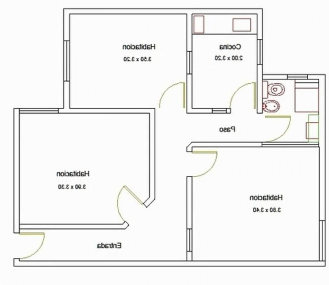 Apartamento T2 em Buenos Aires, Argentina N.º 93806