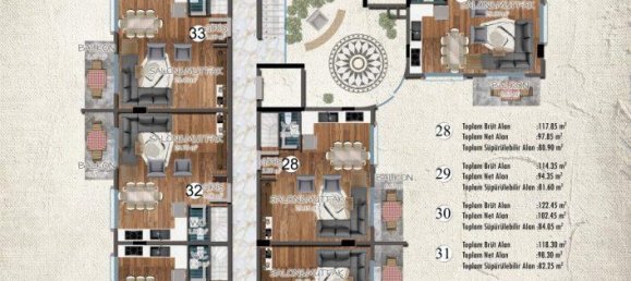 Apartamento de 2 habitaciónes en Alanya, Turkey No. 29964 16