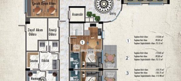 Apartamento de 2 habitaciónes en Alanya, Turkey No. 29964 12