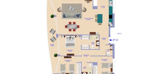 Квартира с 2 спальнями в Ventura Estepona, Эстепона, Испания № 15326 5