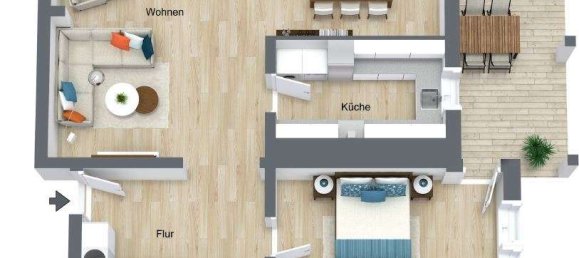 3 chambres Appartement à Unterallgau, Germany No. 186300 12