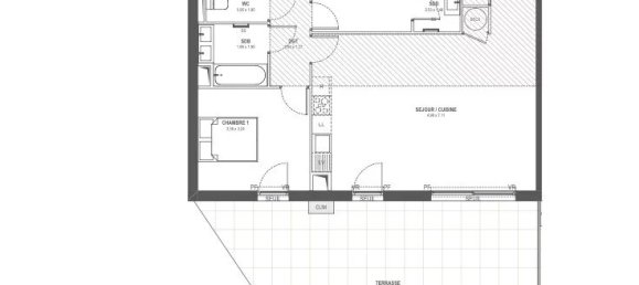 Apartamento T3 em Villeneuve-Loubet, France N.º 38251 2