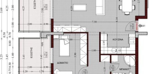 3 chambres appartement à vendre à Evosmos, Kordelio-Evosmos, Thessaloniki, Central Macedonia, Macedonia and Thrace, Greece № 2020 5