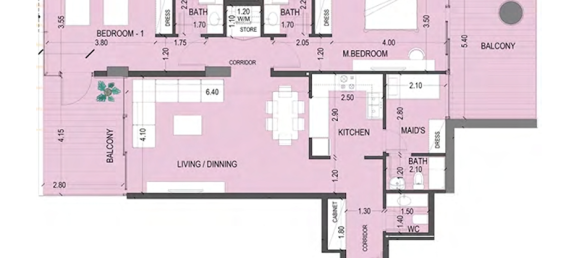 Apartamento T1 em Nadd Al Sheba, UAE N.º 121638 3