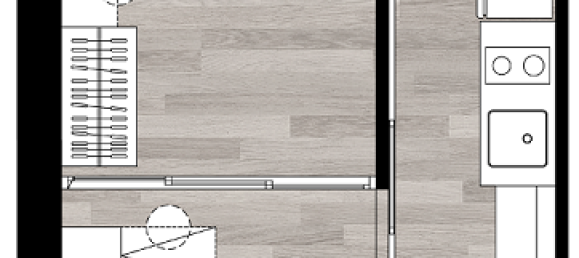 Кондоминиум  с 1 спальней в Бангкок, Таиланд № 12082 5