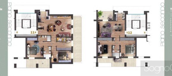 3 chambres Penthouse à Florence, Italy No. 211651 4