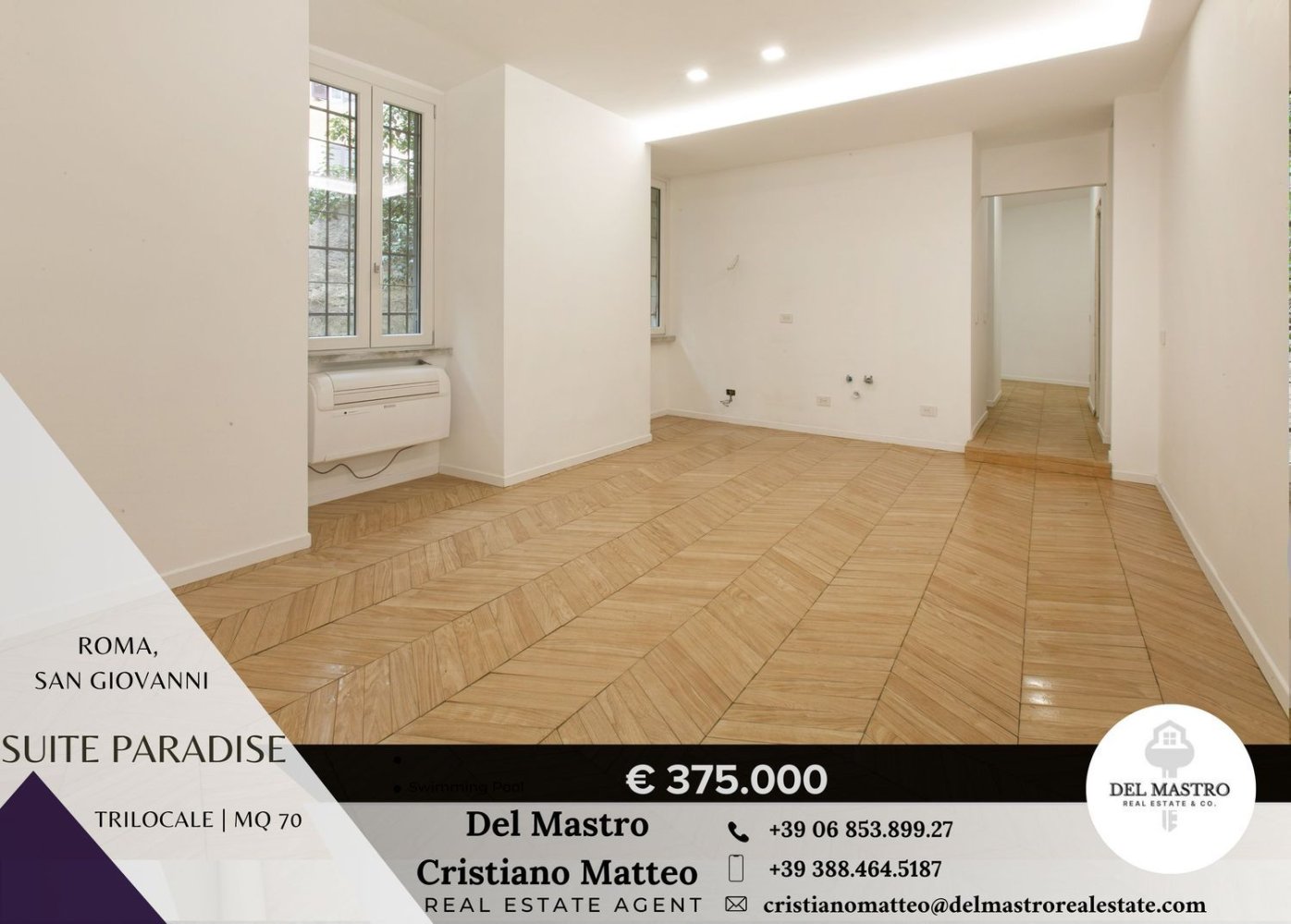 Apartamento de 3 habitaciónes en Rome, Italy No. 229286