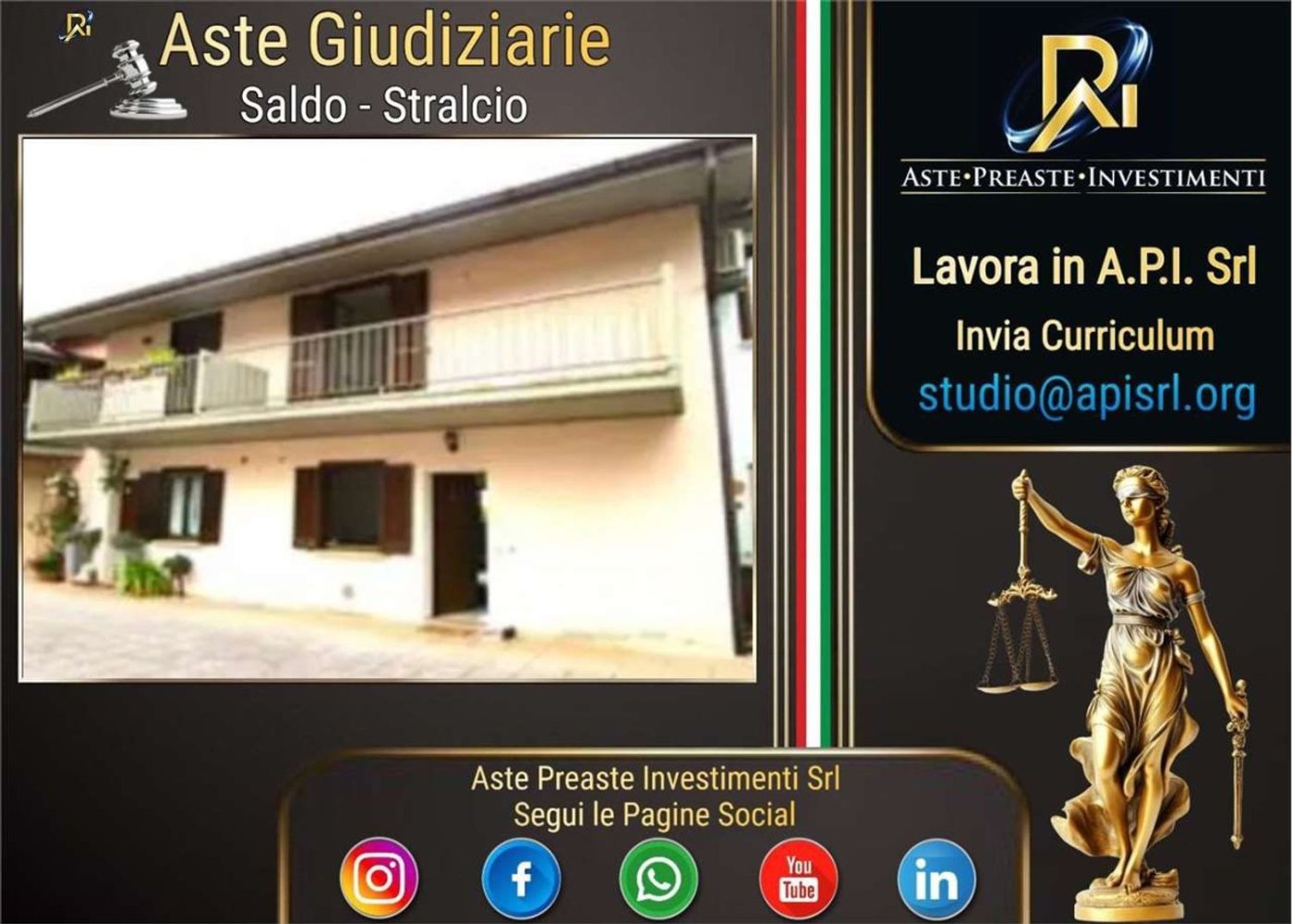 3 rooms House in Castel San Giovanni, Italy No. 226468