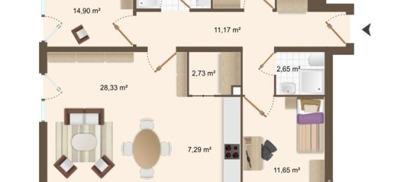 4-salle Appartement à Breisgau-Hochschwarzwald, Germany No. 12137 24