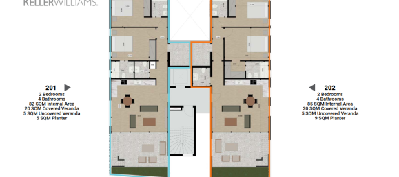 2 غرف نوم شقة في Aglandjia, Cyprus رقم 175001 4