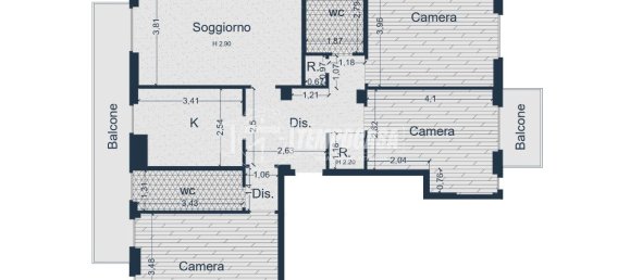 4 rooms Apartment in Milan, Italy No. 242364 19