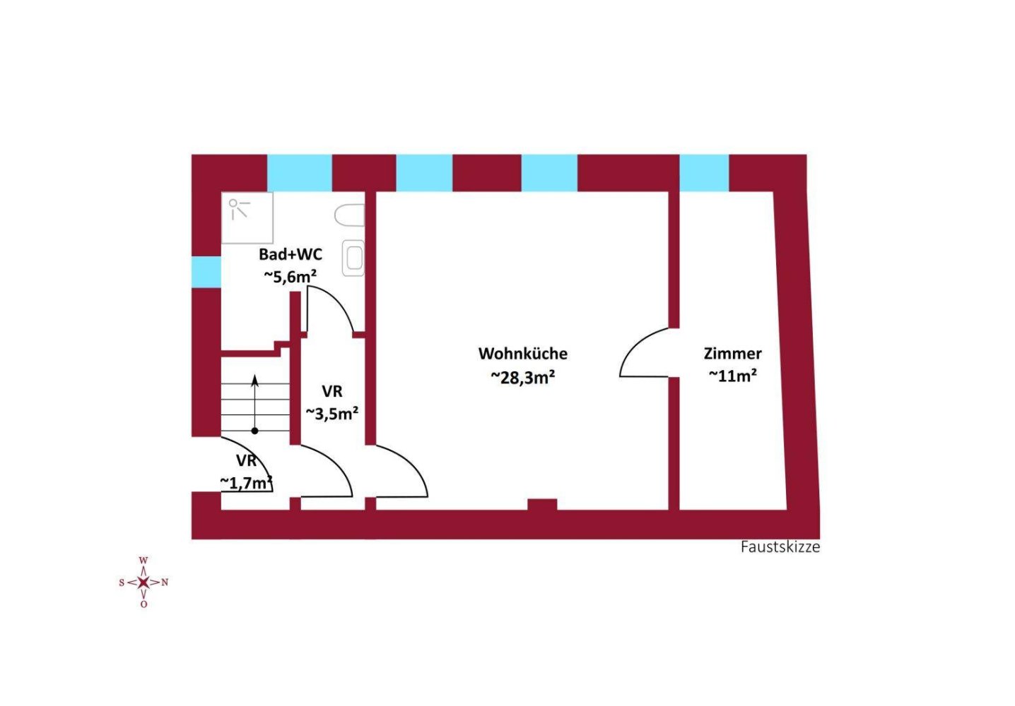 Дом с 4 комнатами в Пенцинг, Австрия № 95371