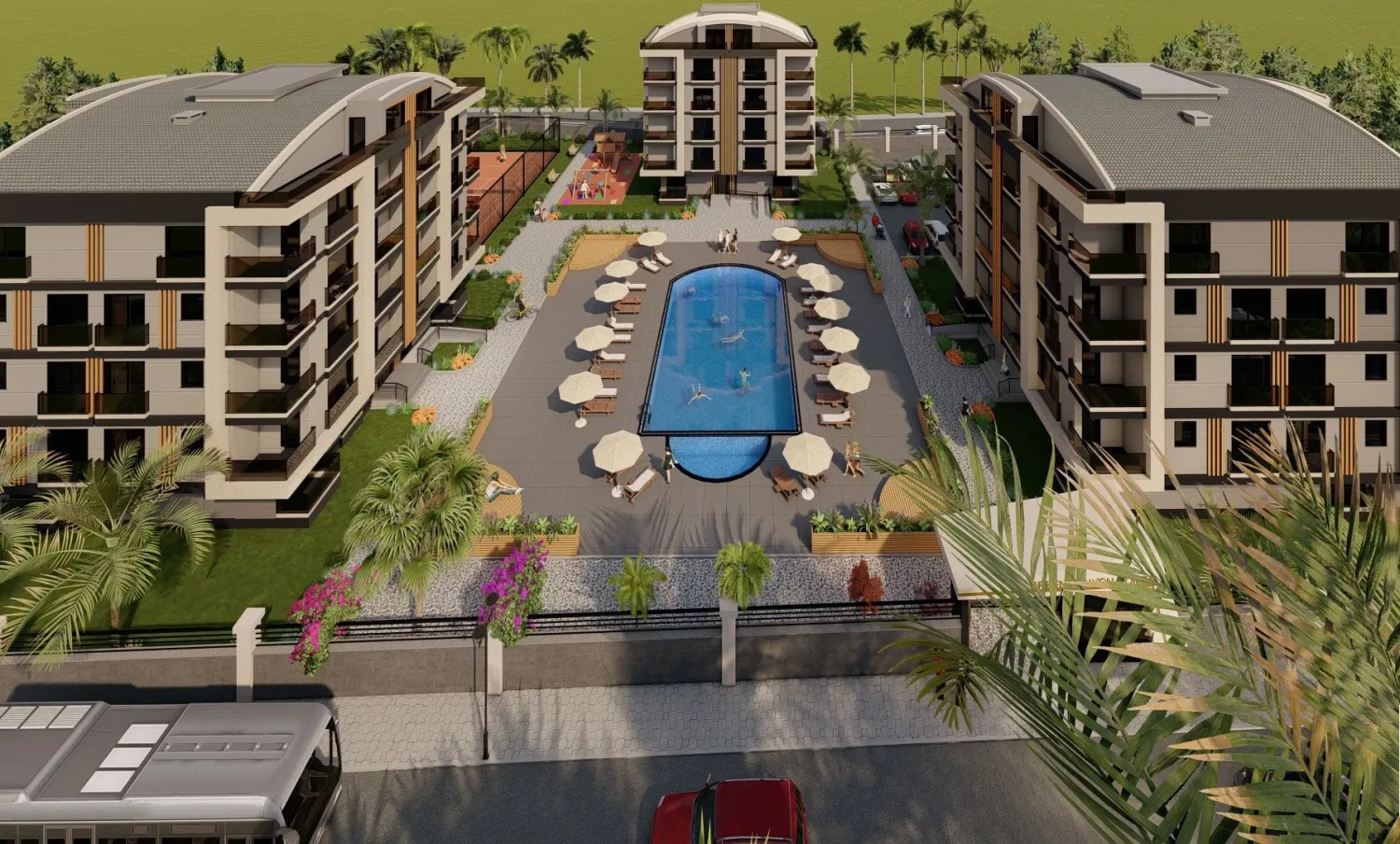 Apartment 2+1 in Dosemealti, Turkey No. 33219