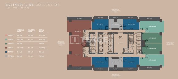 Büro in Business Bay, UAE 69m², Nr. 111230 23