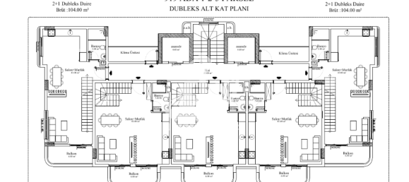 Penthouse 1+1 in Kestel, Turkey No. 14662 4
