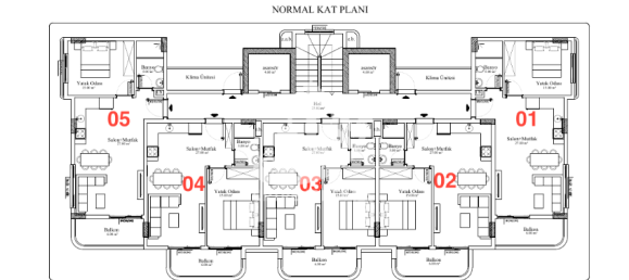 Penthouse 1+1 in Kestel, Turkey No. 14662 2