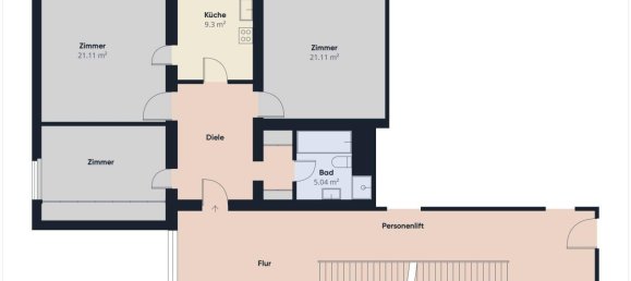 3 rooms Apartment in Dornbirn, Austria No. 173141 10