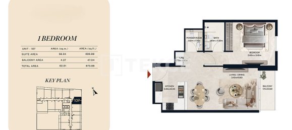 1 chambre appartement à vendre à Jumeirah Village Circle, Dubai, UAE № 203366 18
