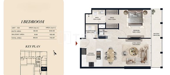 1 chambre appartement à vendre à Jumeirah Village Circle, Dubai, UAE № 203366 16