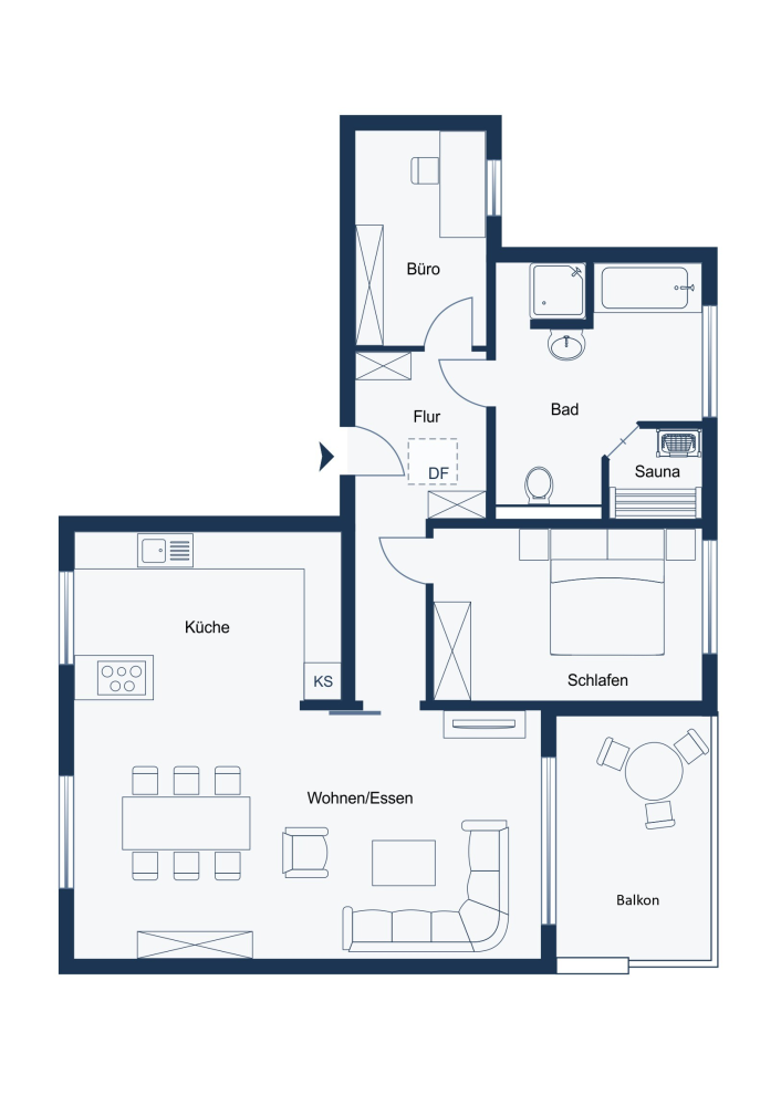 Apartamento T2 em Hochsauerlandkreis, Germany N.º 366688