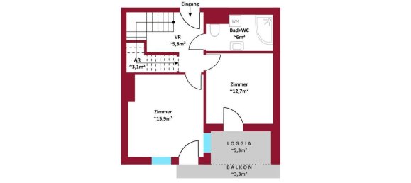 3 rooms Apartment in Schwechat, Austria No. 151087 11