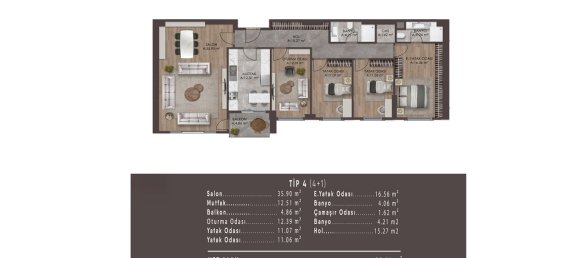 3 rooms Apartment in Bagcilar, Turkey No. 27456 22