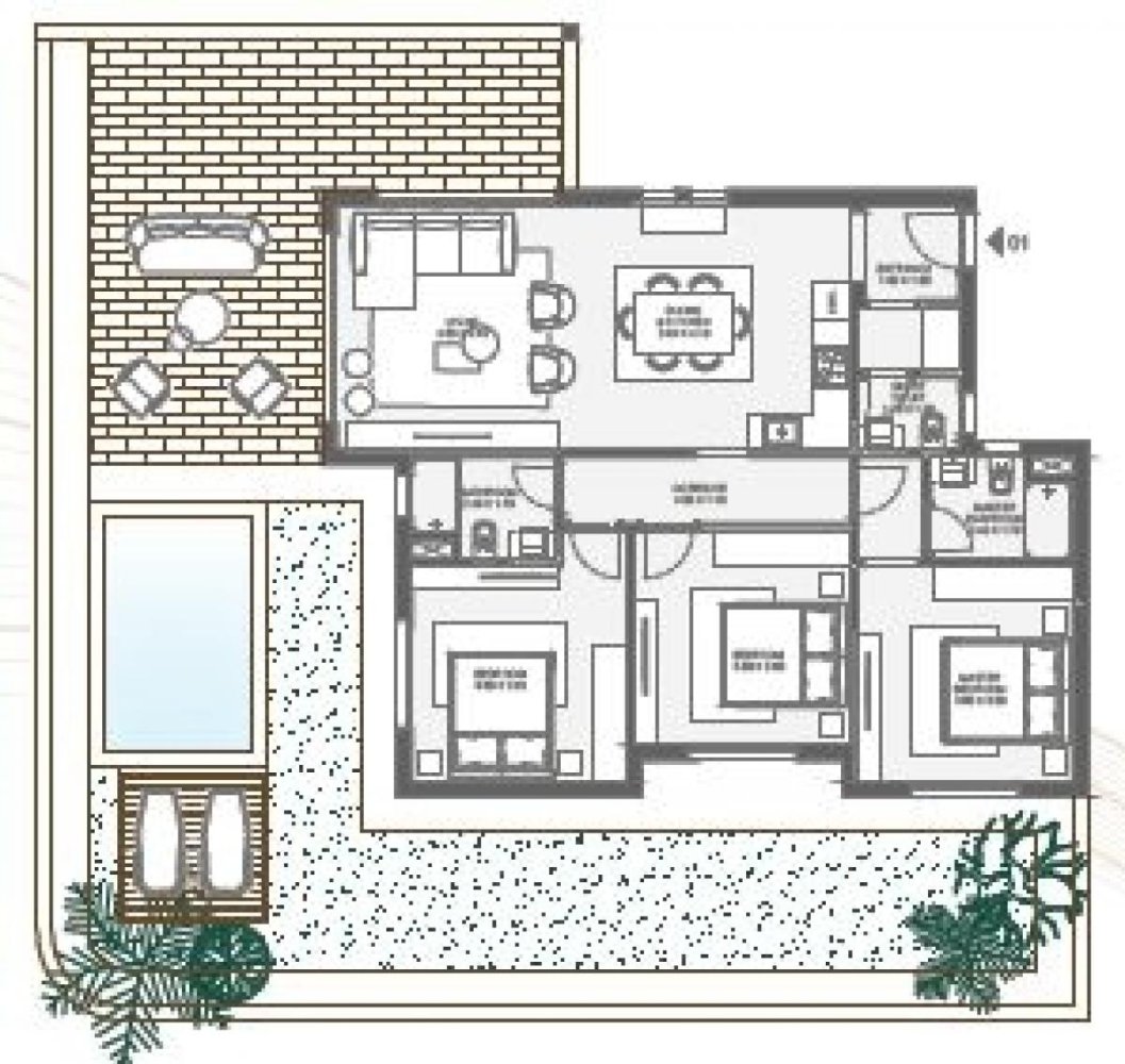 3 bedrooms Condo in Red Sea, Egypt No. 2118