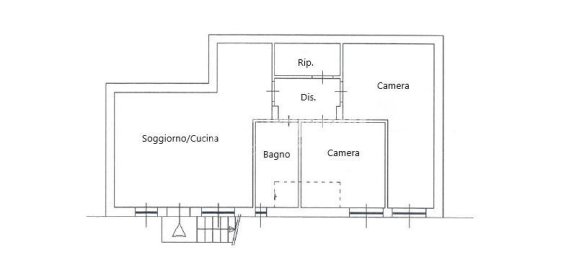 3-salle Appartement à Milan, Italy No. 246610 9